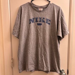 Vintage 90s Nike Gray Blue T-Shirt